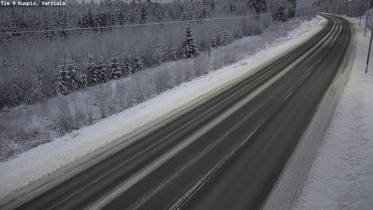 Kelikamerat Kuva Tie 9 Kuopio, Vartiala, Kuopio, Pohjois-Savo