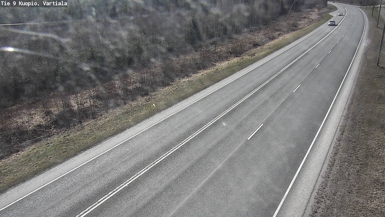 Weather Camera Image Väg 9 Kuopio, Vartiala, Kuopio, Pohjois-Savo