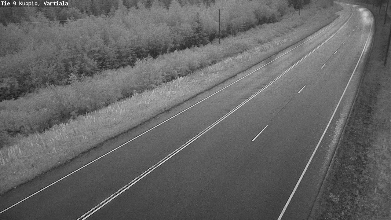Weather Camera Image Road 9 Kuopio, Vartiala, Kuopio, Pohjois-Savo