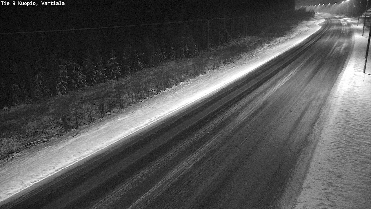 Weather Camera Image Road 9 Kuopio, Vartiala, Kuopio, Pohjois-Savo