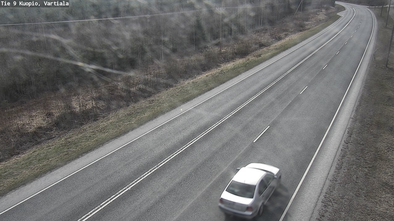 Weather Camera Image Väg 9 Kuopio, Vartiala, Kuopio, Pohjois-Savo