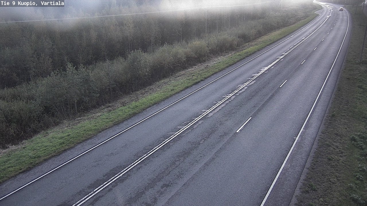 Weather Camera Image Road 9 Kuopio, Vartiala, Kuopio, Pohjois-Savo