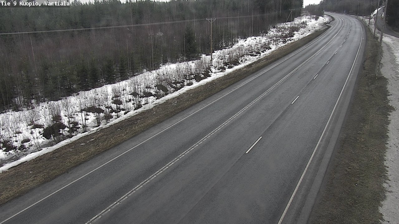 Kelikamerat Kuva Tie 9 Kuopio, Vartiala, Kuopio, Pohjois-Savo