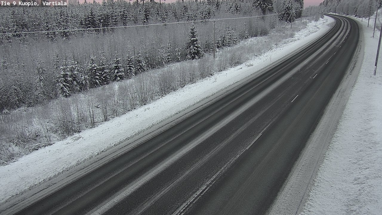 Kelikamerat Kuva Tie 9 Kuopio, Vartiala, Kuopio, Pohjois-Savo