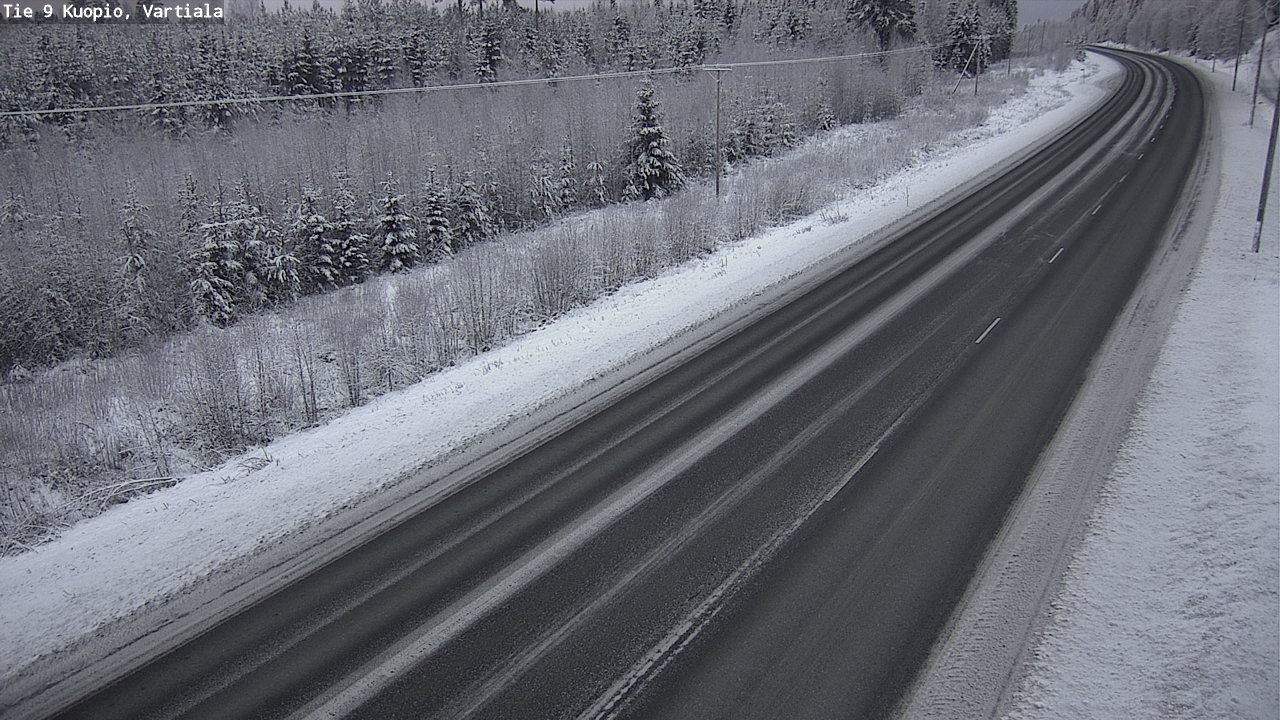Kelikamerat Kuva Tie 9 Kuopio, Vartiala, Kuopio, Pohjois-Savo