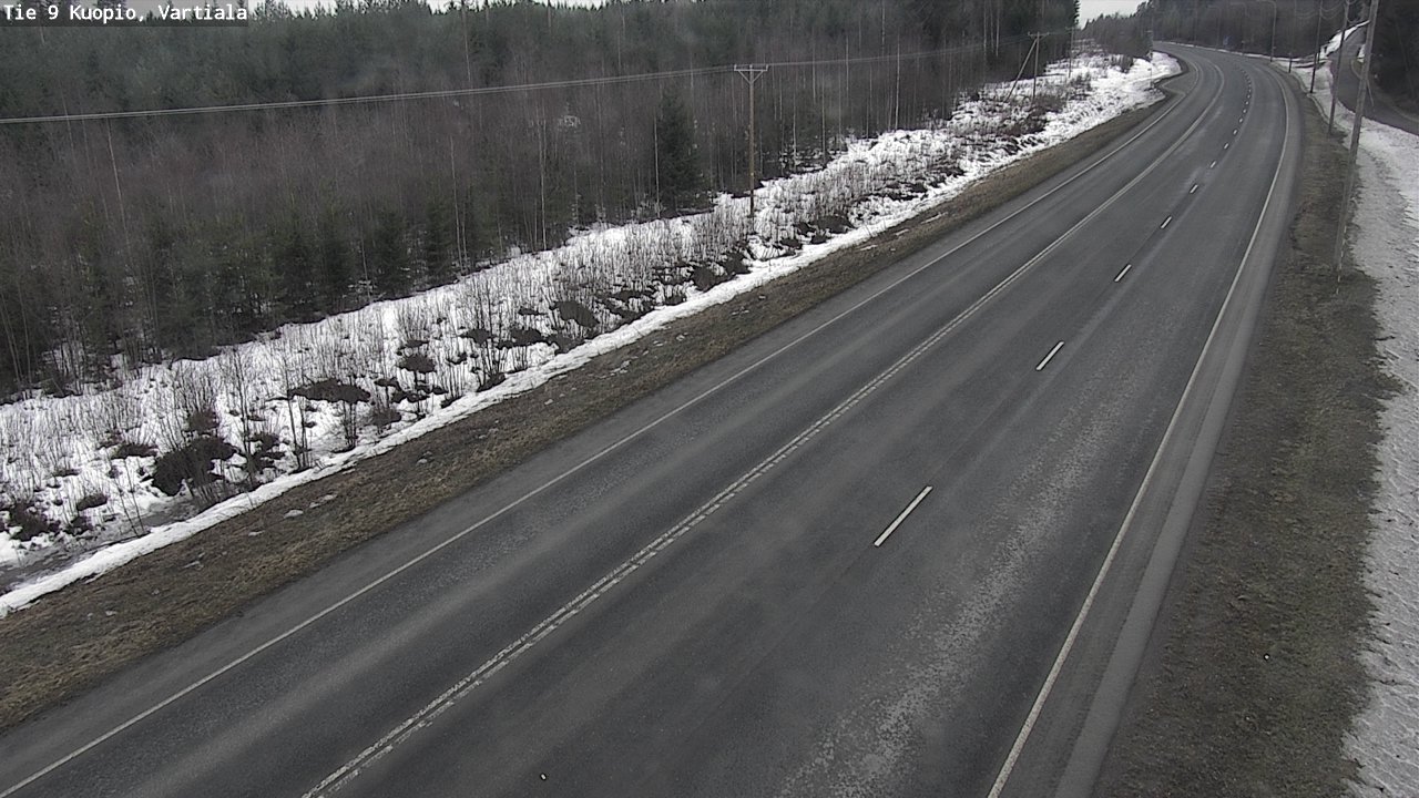 Kelikamerat Kuva Tie 9 Kuopio, Vartiala, Kuopio, Pohjois-Savo