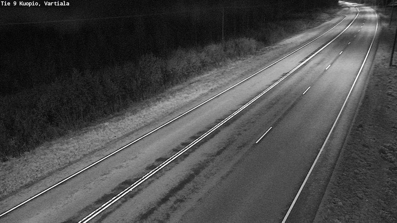 Weather Camera Image Road 9 Kuopio, Vartiala, Kuopio, Pohjois-Savo