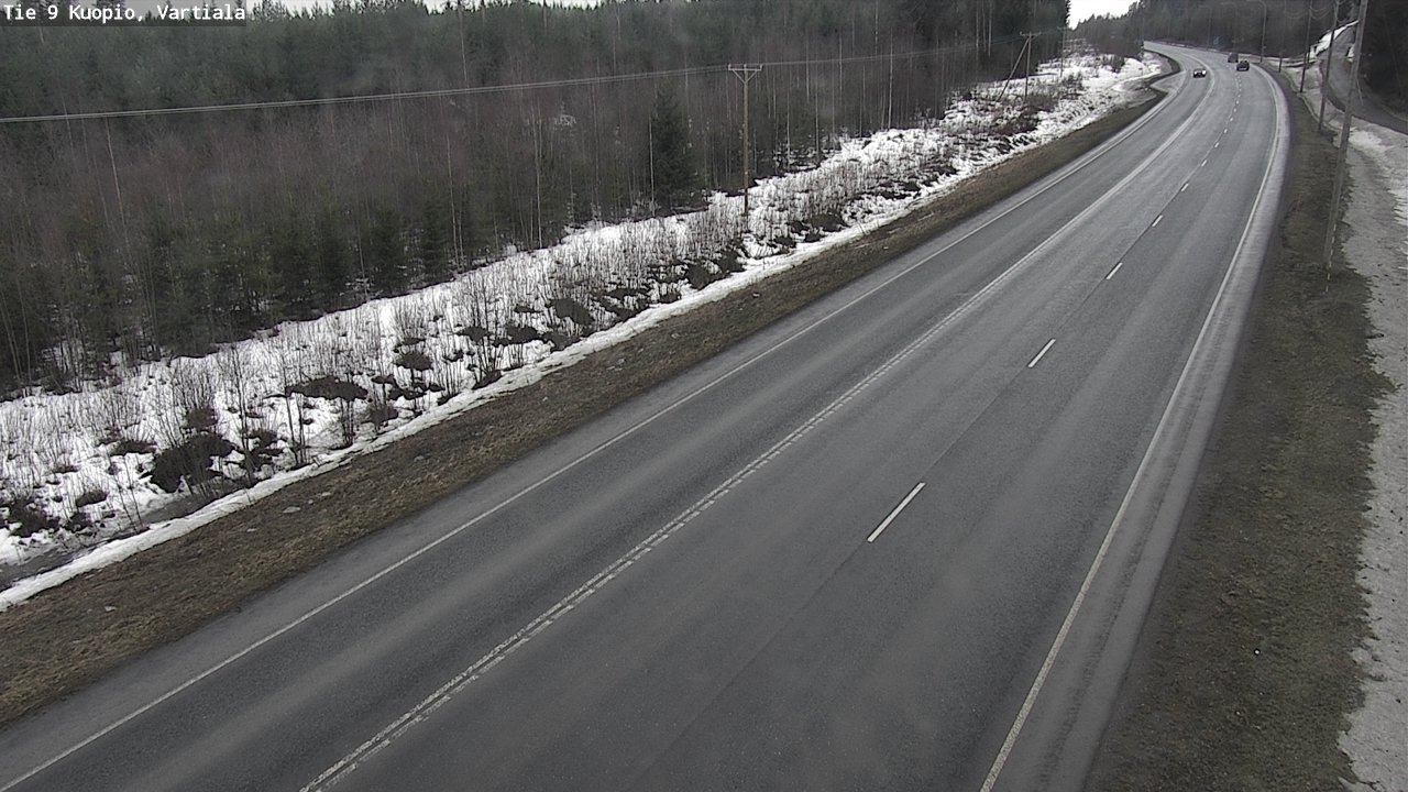 Weather Camera Image Road 9 Kuopio, Vartiala, Kuopio, Pohjois-Savo