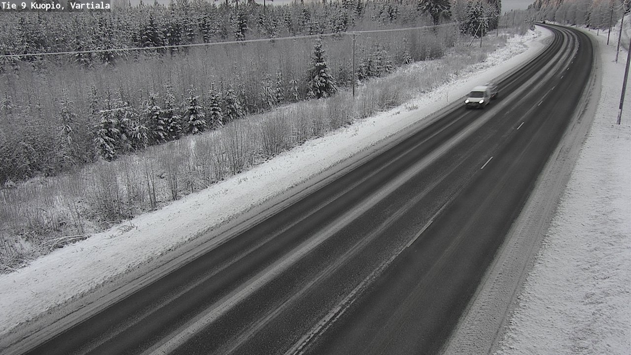 Kelikamerat Kuva Tie 9 Kuopio, Vartiala, Kuopio, Pohjois-Savo