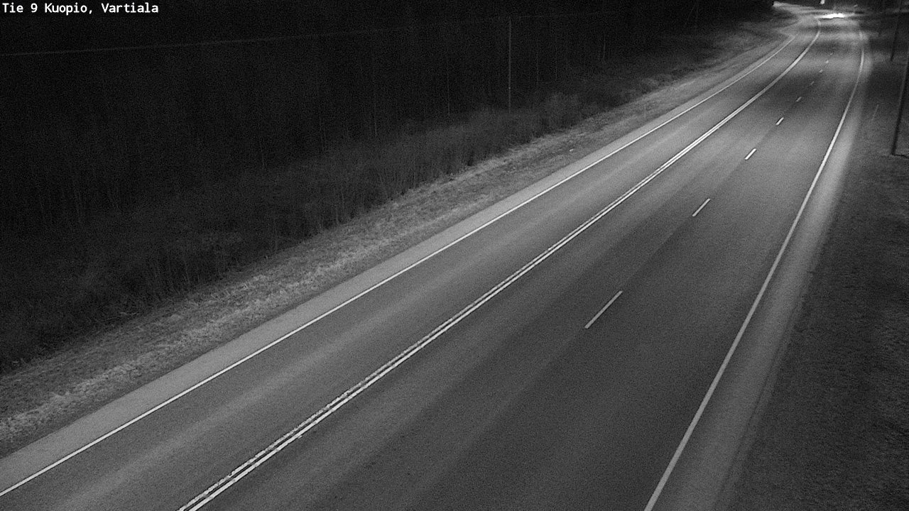 Weather Camera Image Väg 9 Kuopio, Vartiala, Kuopio, Pohjois-Savo