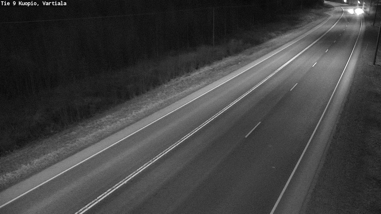 Weather Camera Image Väg 9 Kuopio, Vartiala, Kuopio, Pohjois-Savo