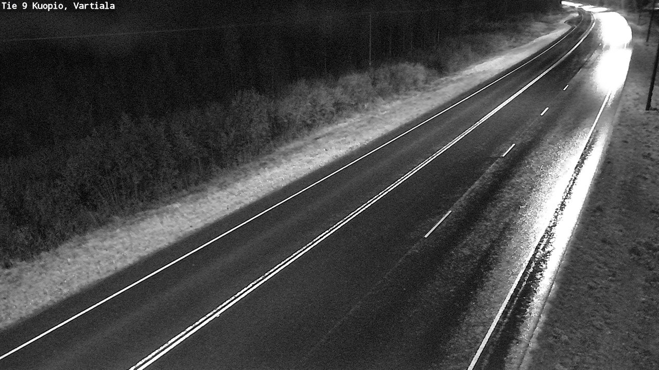 Weather Camera Image Road 9 Kuopio, Vartiala, Kuopio, Pohjois-Savo