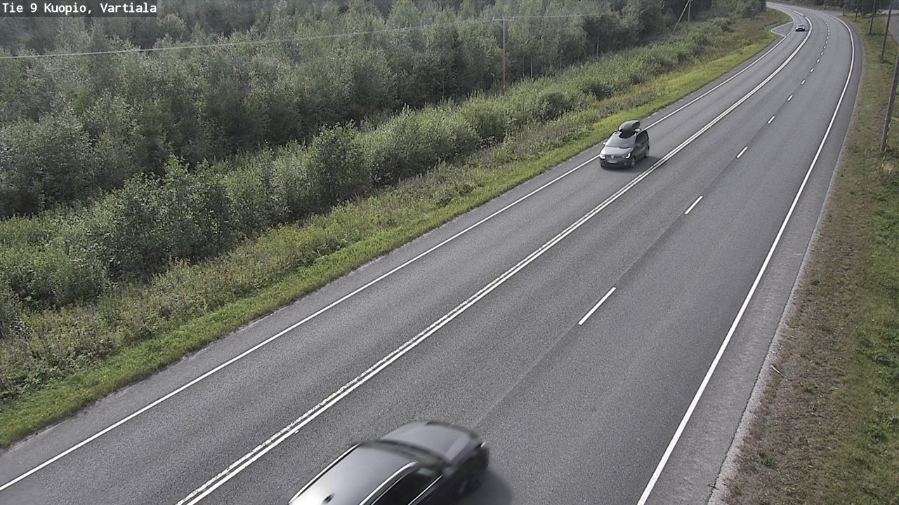 Weather Camera Image Road 9 Kuopio, Vartiala, Kuopio, Pohjois-Savo