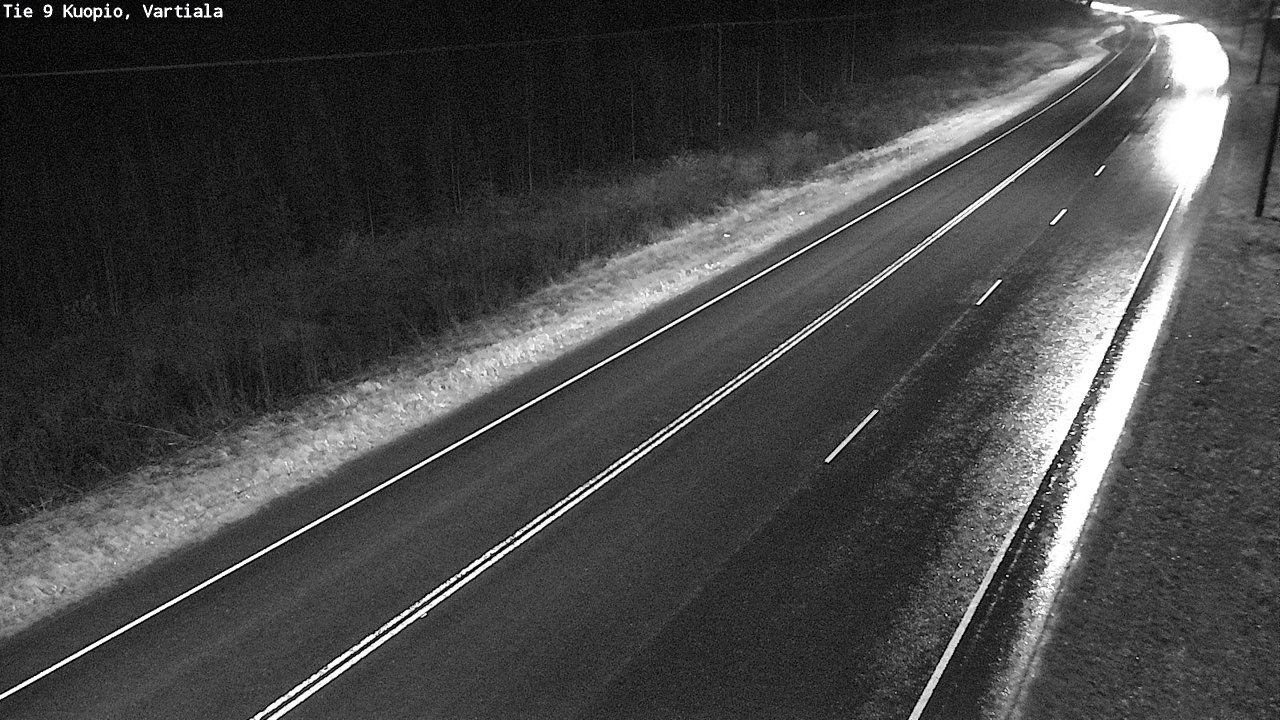 Weather Camera Image Väg 9 Kuopio, Vartiala, Kuopio, Pohjois-Savo