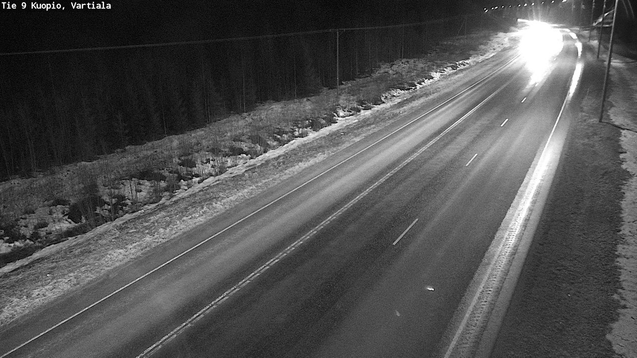 Weather Camera Image Väg 9 Kuopio, Vartiala, Kuopio, Pohjois-Savo