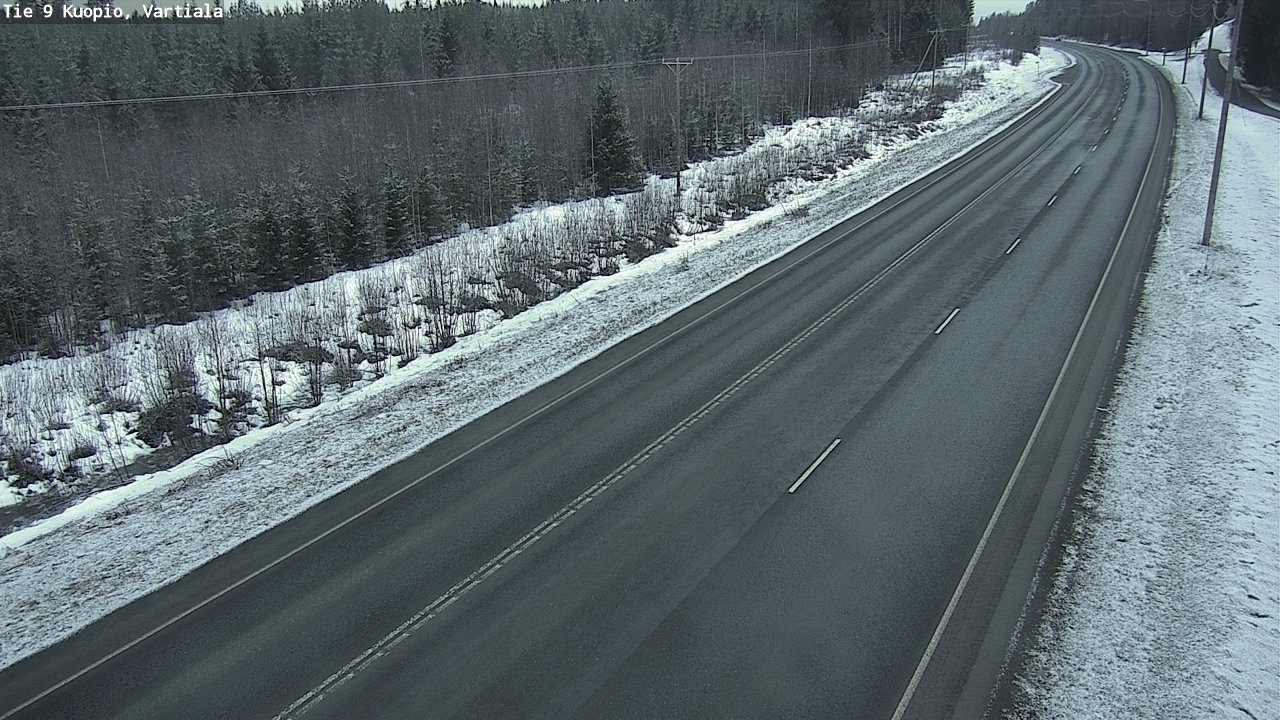 Kelikamerat Kuva Tie 9 Kuopio, Vartiala, Kuopio, Pohjois-Savo