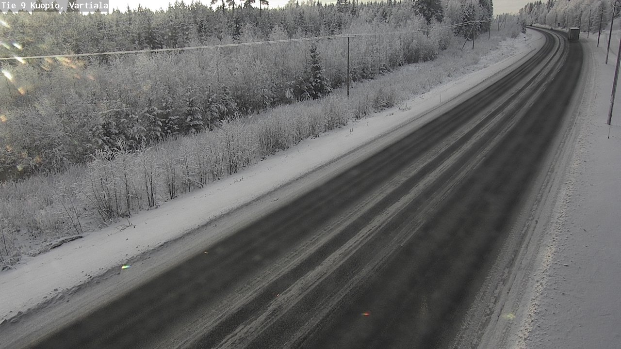 Kelikamerat Kuva Tie 9 Kuopio, Vartiala, Kuopio, Pohjois-Savo