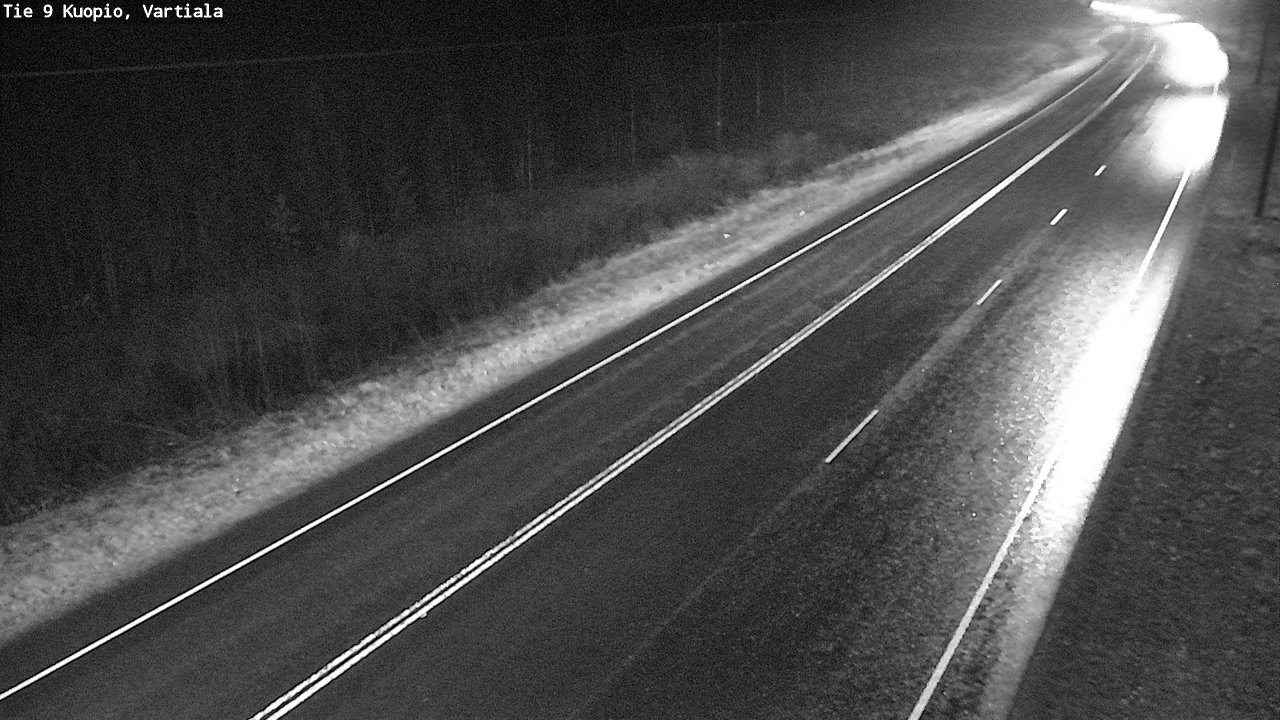 Weather Camera Image Road 9 Kuopio, Vartiala, Kuopio, Pohjois-Savo