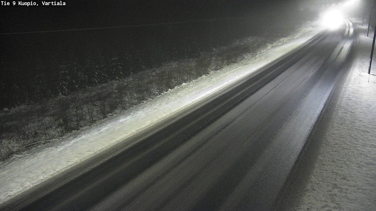 Weather Camera Image Road 9 Kuopio, Vartiala, Kuopio, Pohjois-Savo
