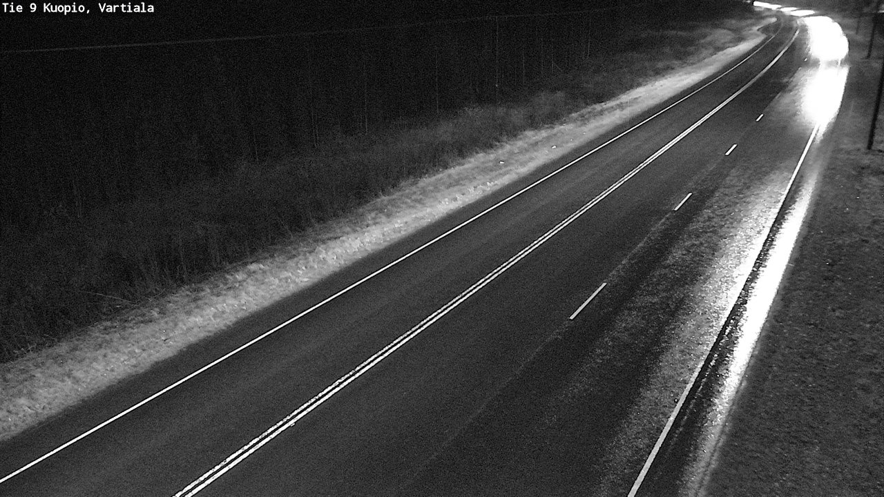 Weather Camera Image Väg 9 Kuopio, Vartiala, Kuopio, Pohjois-Savo