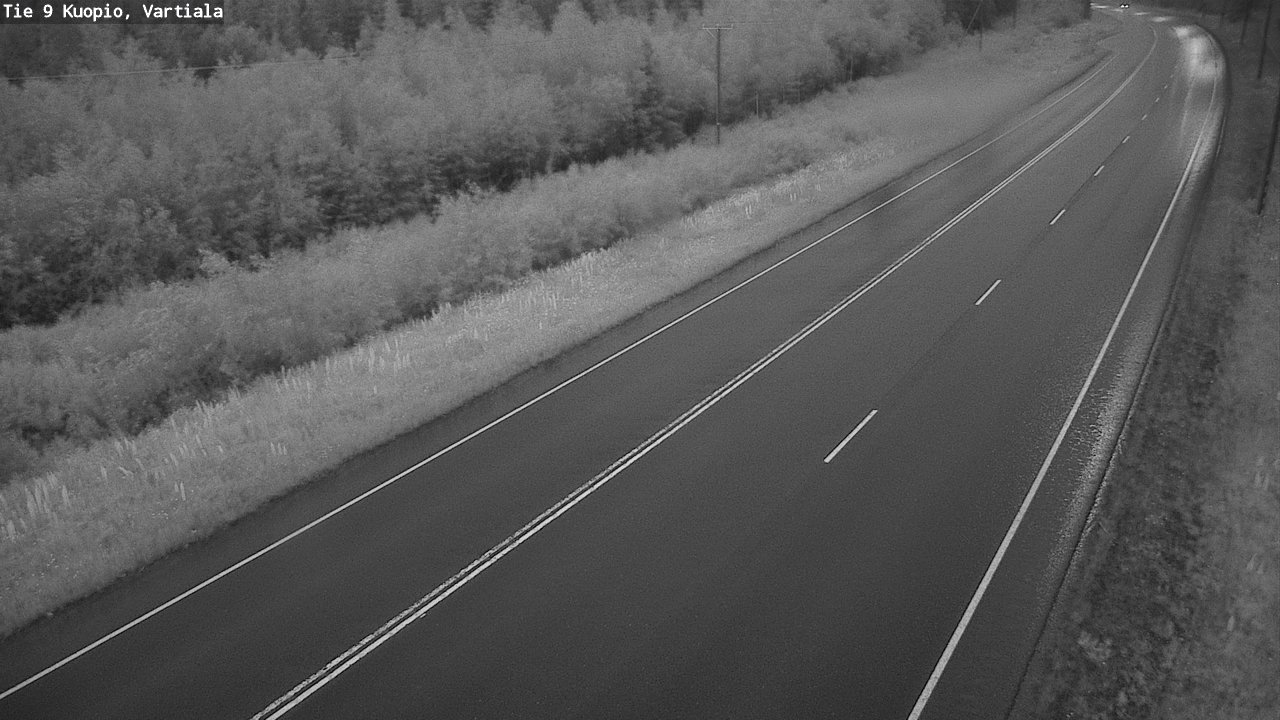 Weather Camera Image Road 9 Kuopio, Vartiala, Kuopio, Pohjois-Savo