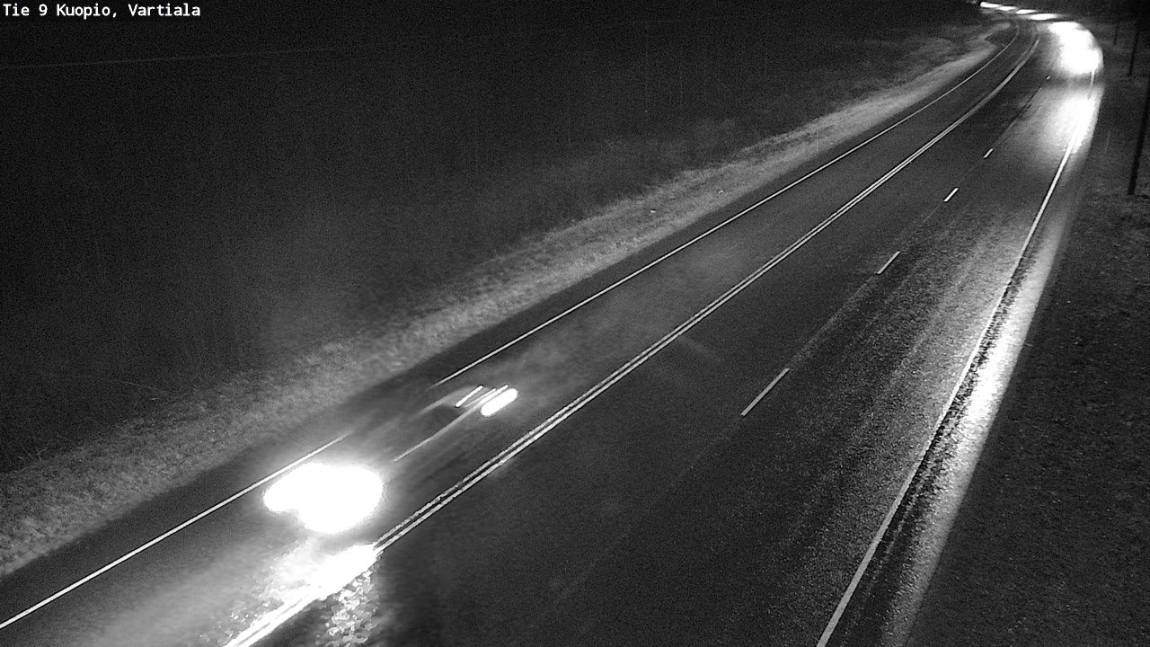 Weather Camera Image Road 9 Kuopio, Vartiala, Kuopio, Pohjois-Savo