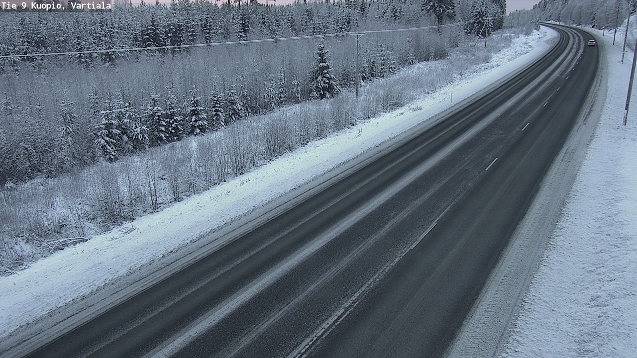 Kelikamerat Kuva Tie 9 Kuopio, Vartiala, Kuopio, Pohjois-Savo