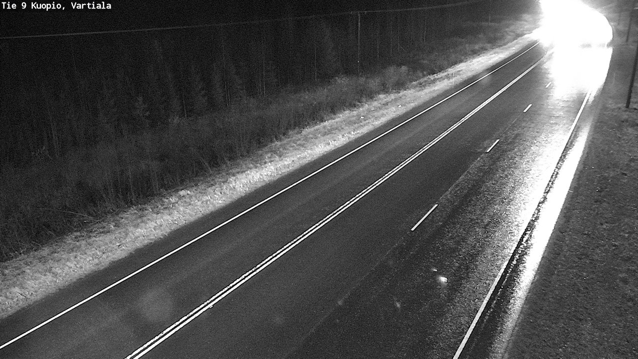Weather Camera Image Väg 9 Kuopio, Vartiala, Kuopio, Pohjois-Savo