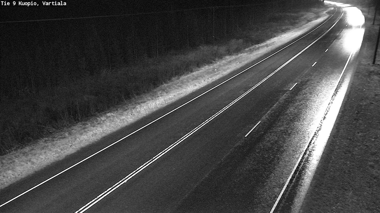 Weather Camera Image Road 9 Kuopio, Vartiala, Kuopio, Pohjois-Savo