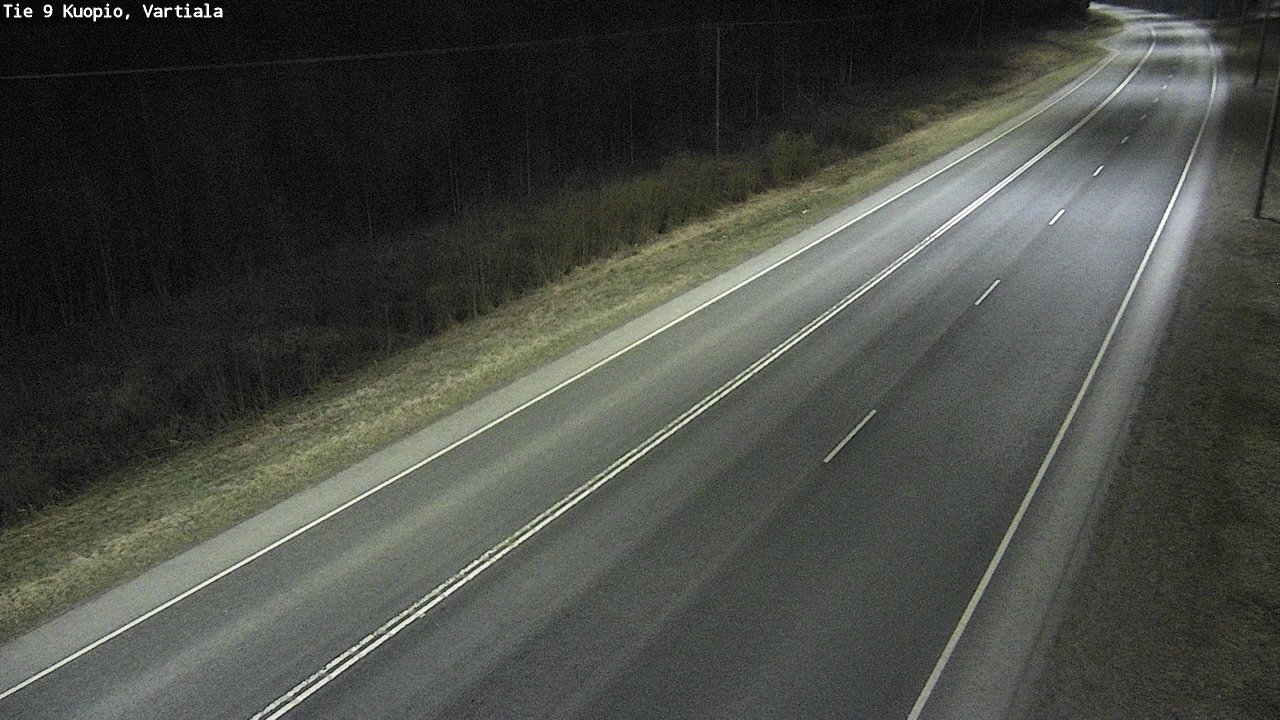 Weather Camera Image Väg 9 Kuopio, Vartiala, Kuopio, Pohjois-Savo