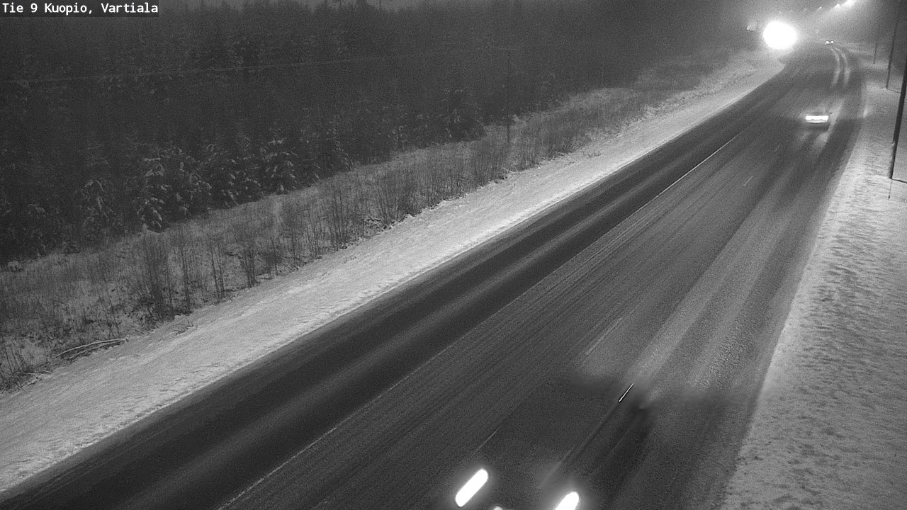 Weather Camera Image Road 9 Kuopio, Vartiala, Kuopio, Pohjois-Savo