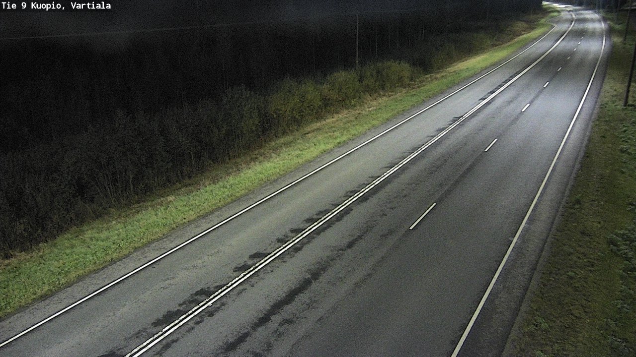 Weather Camera Image Road 9 Kuopio, Vartiala, Kuopio, Pohjois-Savo