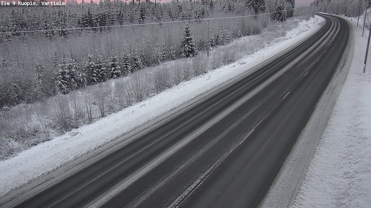 Kelikamerat Kuva Tie 9 Kuopio, Vartiala, Kuopio, Pohjois-Savo