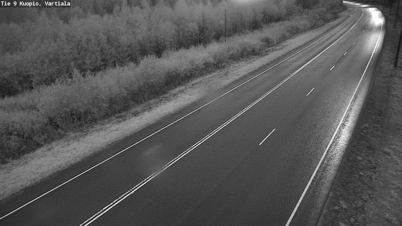 Weather Camera Image Road 9 Kuopio, Vartiala, Kuopio, Pohjois-Savo