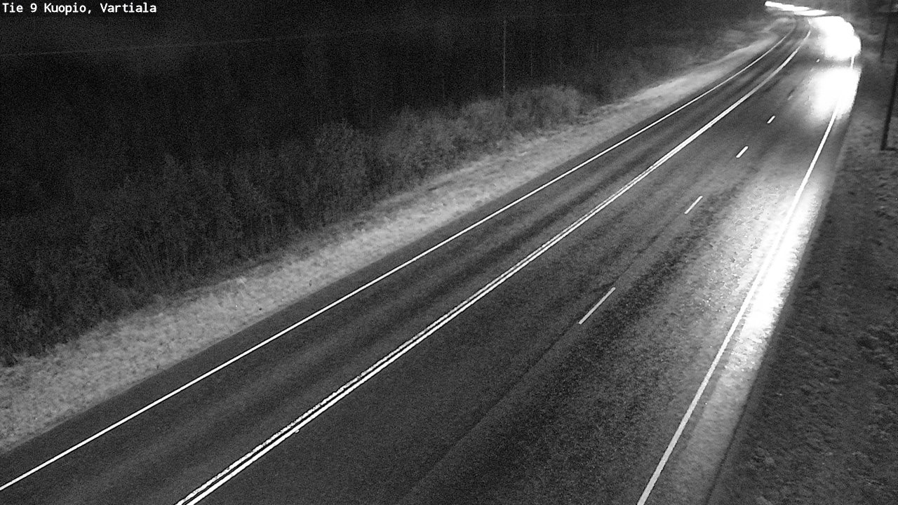 Weather Camera Image Road 9 Kuopio, Vartiala, Kuopio, Pohjois-Savo