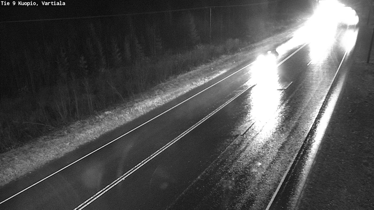 Weather Camera Image Väg 9 Kuopio, Vartiala, Kuopio, Pohjois-Savo