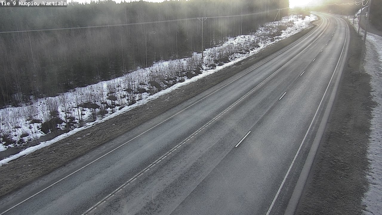 Kelikamerat Kuva Tie 9 Kuopio, Vartiala, Kuopio, Pohjois-Savo