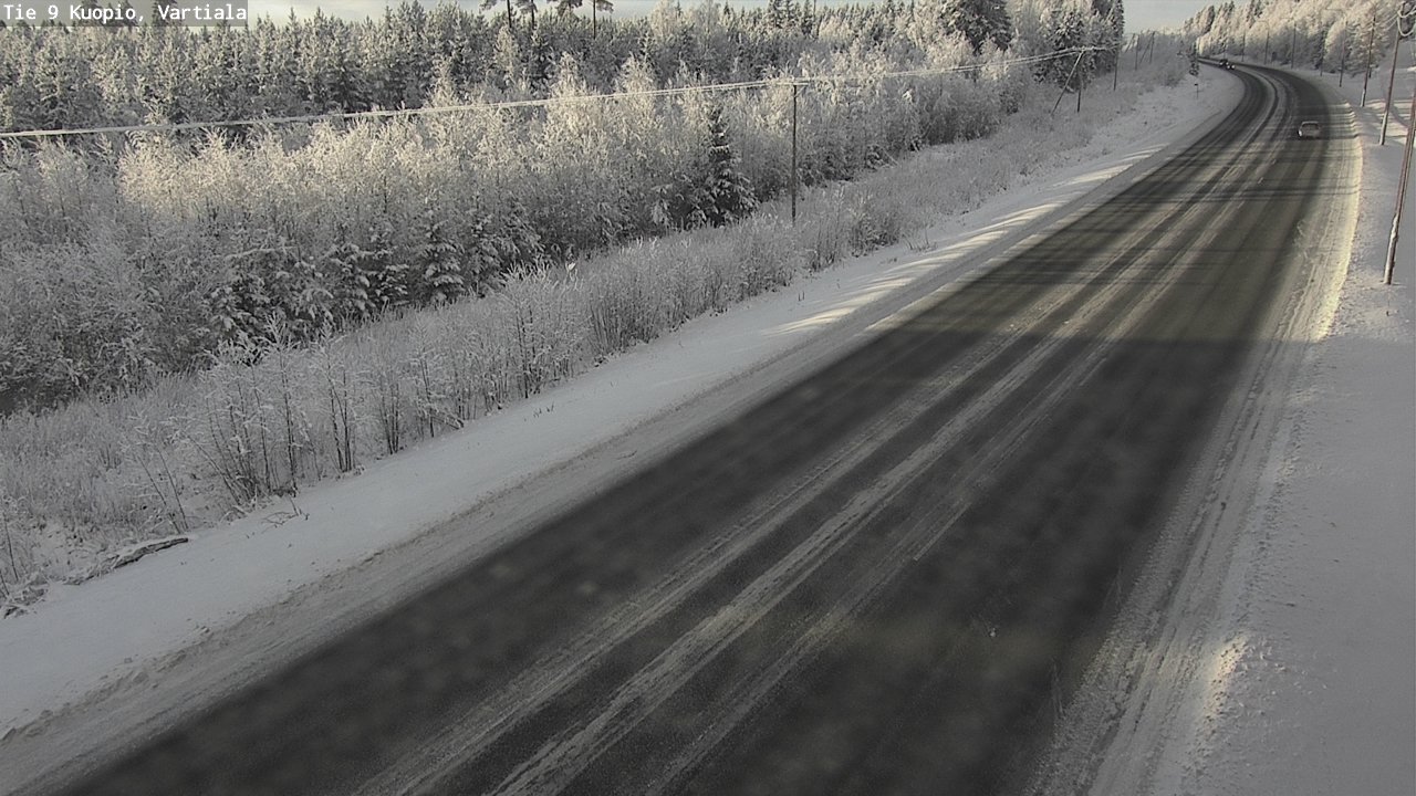 Kelikamerat Kuva Tie 9 Kuopio, Vartiala, Kuopio, Pohjois-Savo