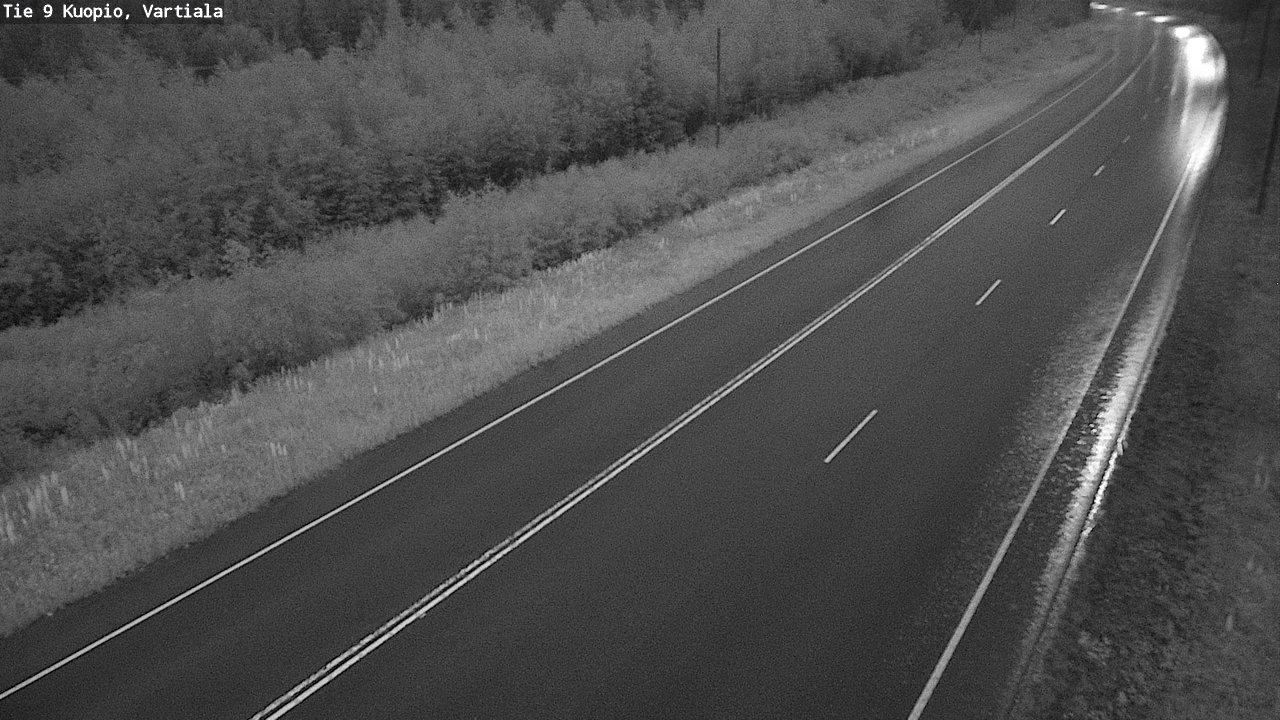 Weather Camera Image Road 9 Kuopio, Vartiala, Kuopio, Pohjois-Savo