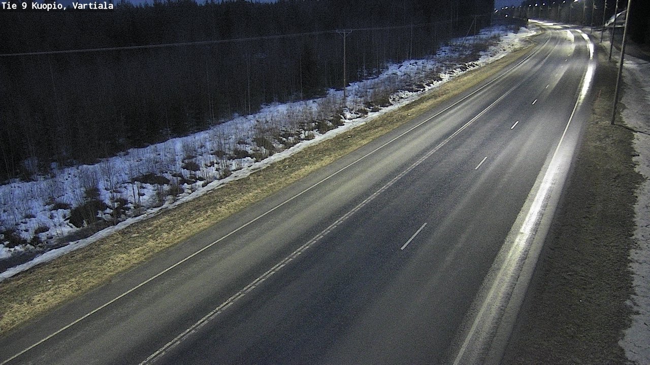 Weather Camera Image Road 9 Kuopio, Vartiala, Kuopio, Pohjois-Savo