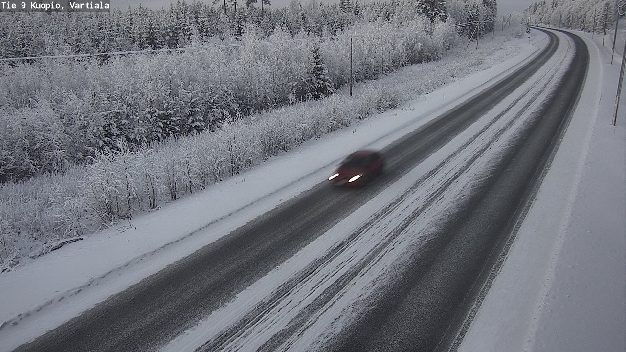 Kelikamerat Kuva Tie 9 Kuopio, Vartiala, Kuopio, Pohjois-Savo