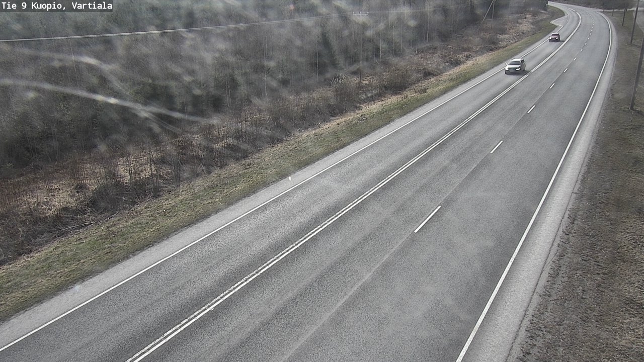 Weather Camera Image Väg 9 Kuopio, Vartiala, Kuopio, Pohjois-Savo