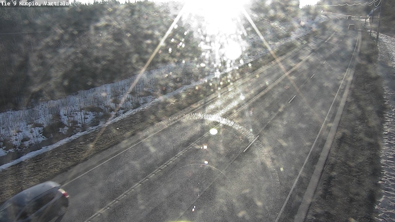 Kelikamerat Kuva Tie 9 Kuopio, Vartiala, Kuopio, Pohjois-Savo