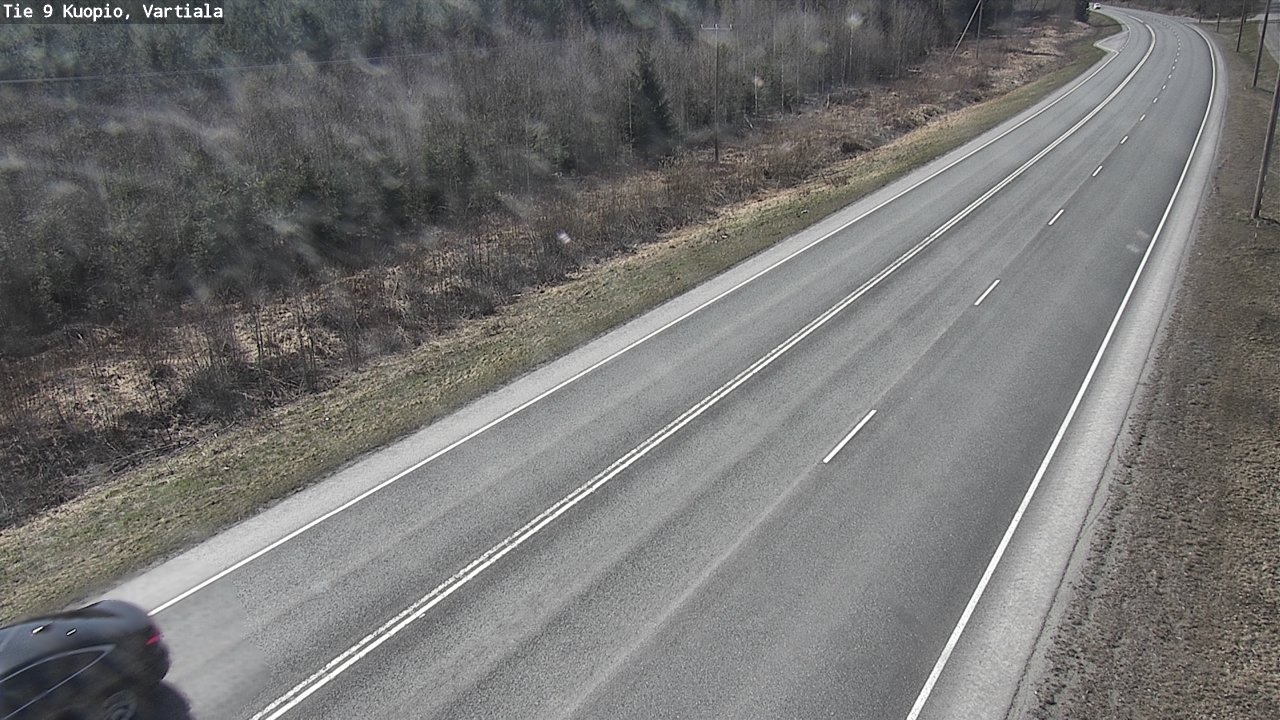 Weather Camera Image Väg 9 Kuopio, Vartiala, Kuopio, Pohjois-Savo