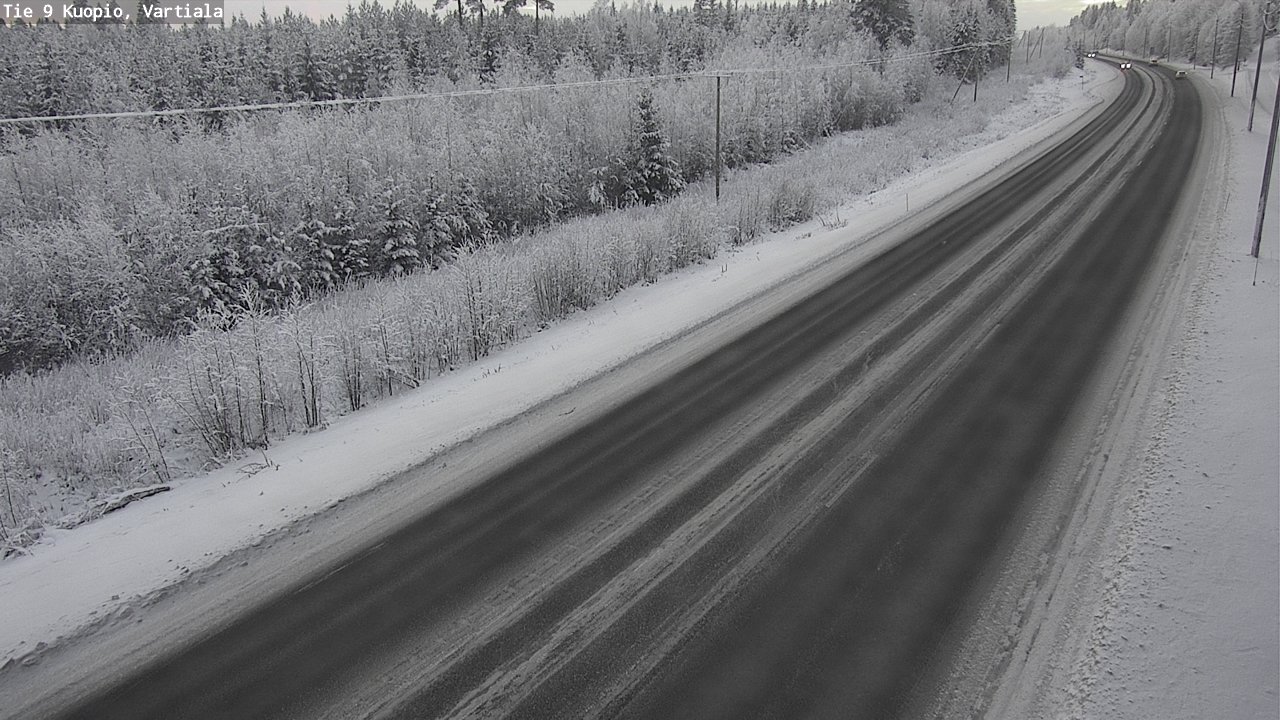 Kelikamerat Kuva Tie 9 Kuopio, Vartiala, Kuopio, Pohjois-Savo