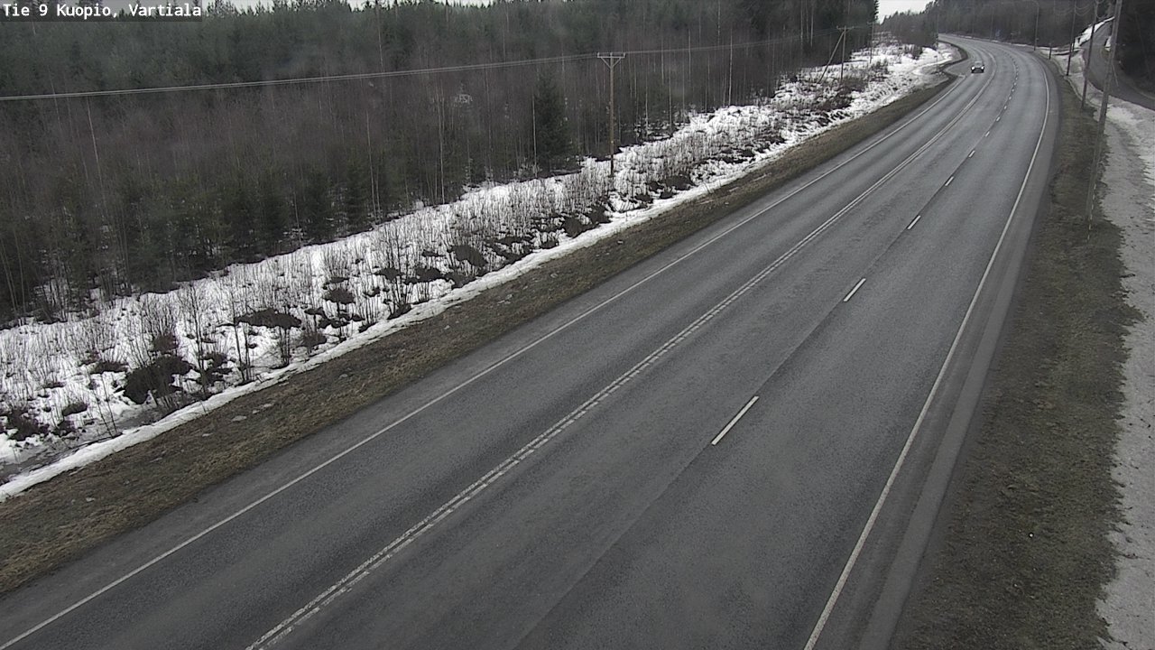 Kelikamerat Kuva Tie 9 Kuopio, Vartiala, Kuopio, Pohjois-Savo