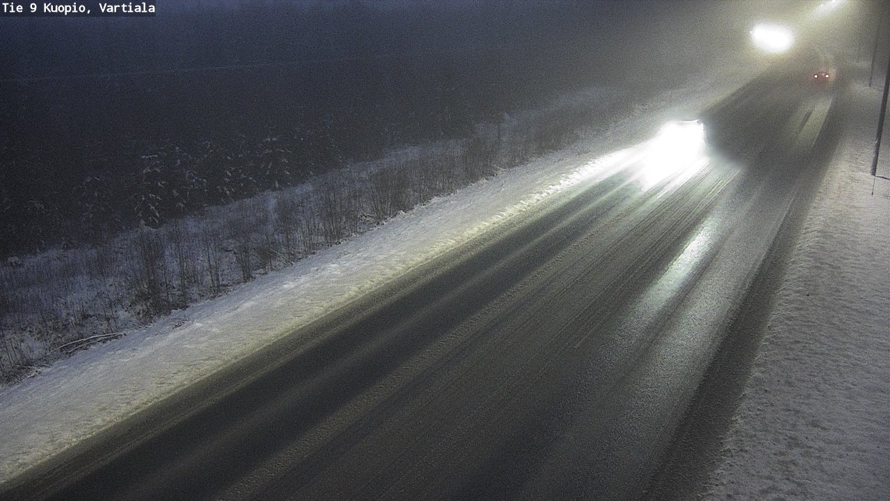 Weather Camera Image Road 9 Kuopio, Vartiala, Kuopio, Pohjois-Savo