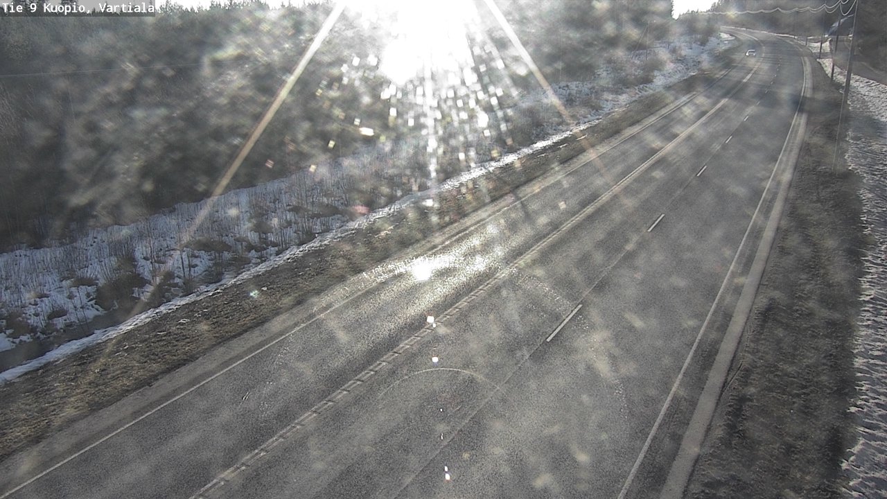 Kelikamerat Kuva Tie 9 Kuopio, Vartiala, Kuopio, Pohjois-Savo