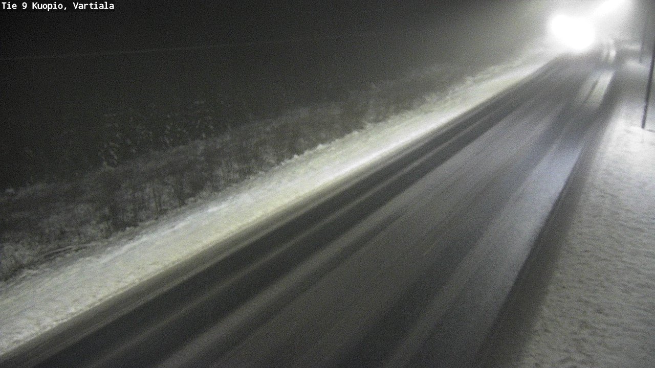 Weather Camera Image Road 9 Kuopio, Vartiala, Kuopio, Pohjois-Savo