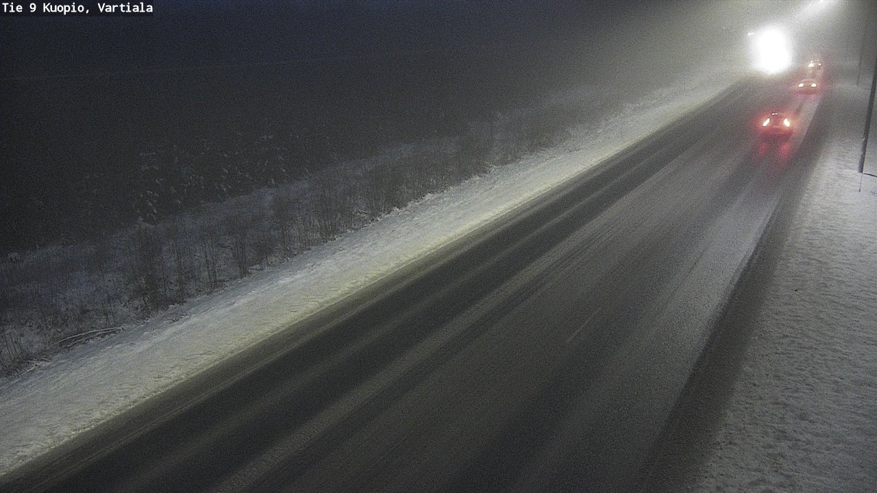 Weather Camera Image Road 9 Kuopio, Vartiala, Kuopio, Pohjois-Savo